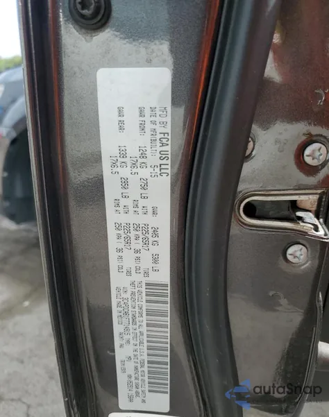 2015 Dodge Journey Se z USA, uszkodzony, nr VIN 3C4PDCAB1FT714915